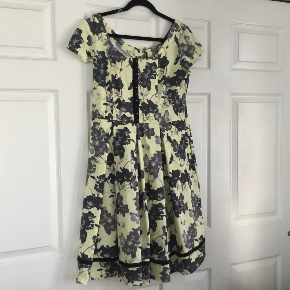 Black and Yellow dress